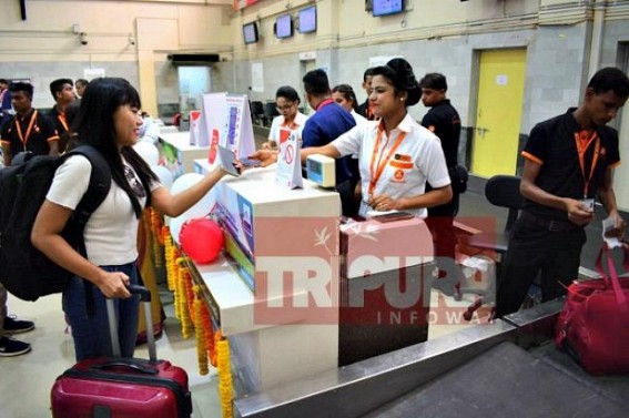 Air Asia begins flight services for Tripura Air Asia begins flight services for Tripura